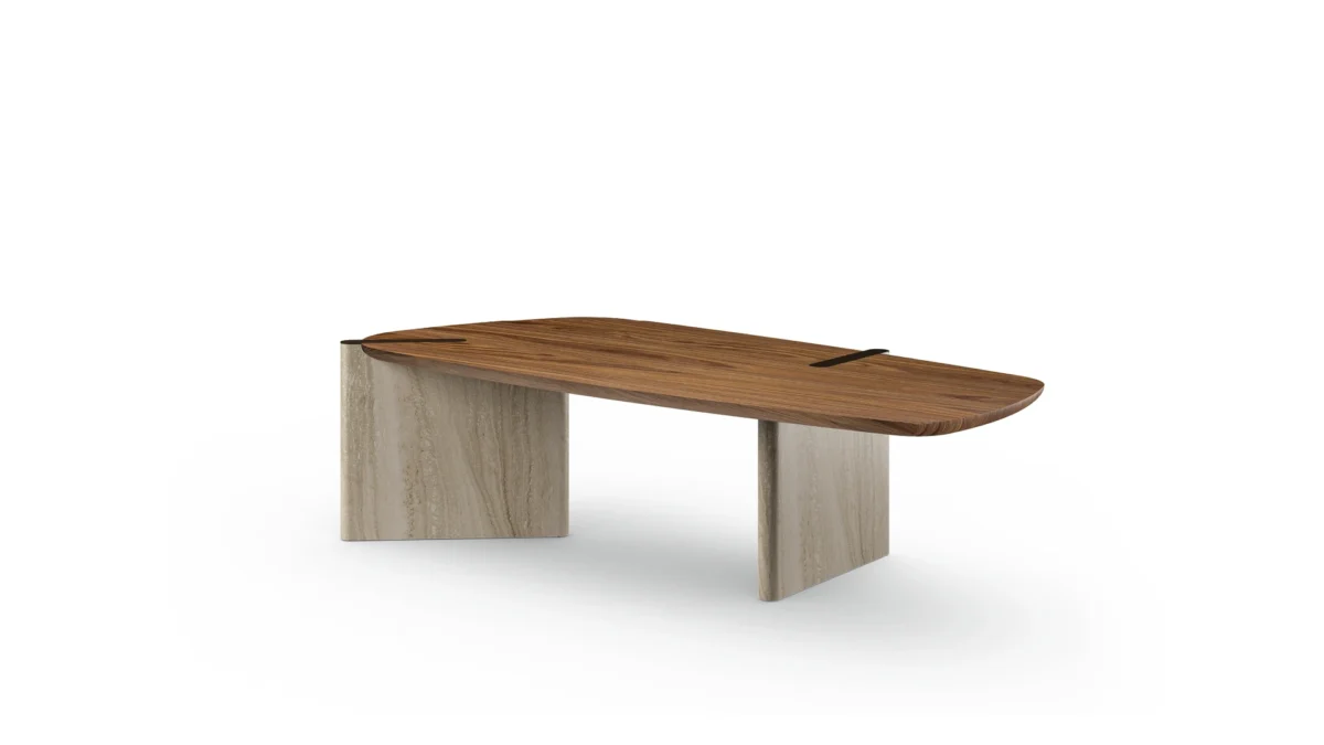 Modern Flatiron Table by Bonaldo Italian design in Royal Oak Michigan showroom