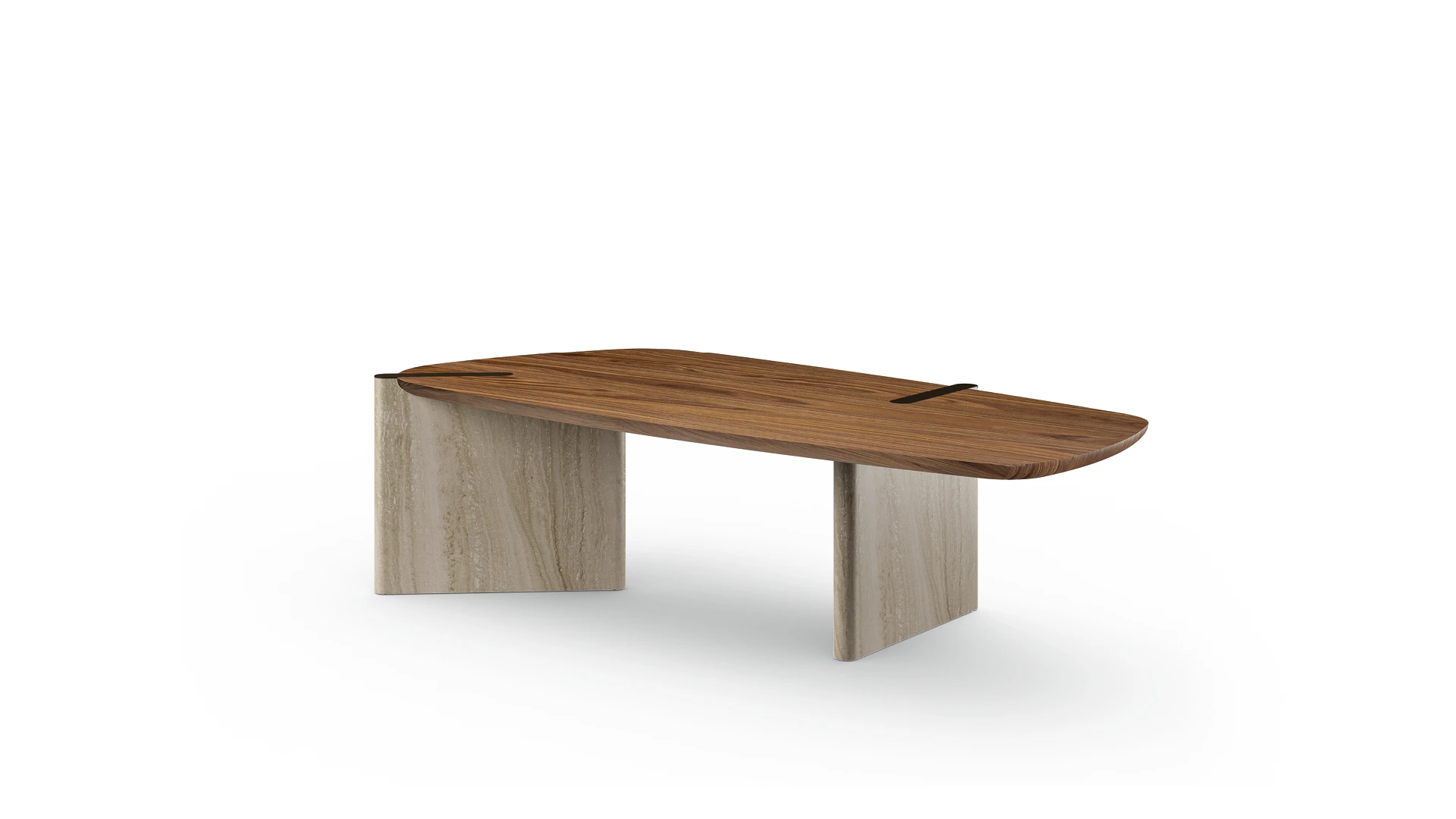 Modern Flatiron Table by Bonaldo Italian design in Royal Oak Michigan showroom