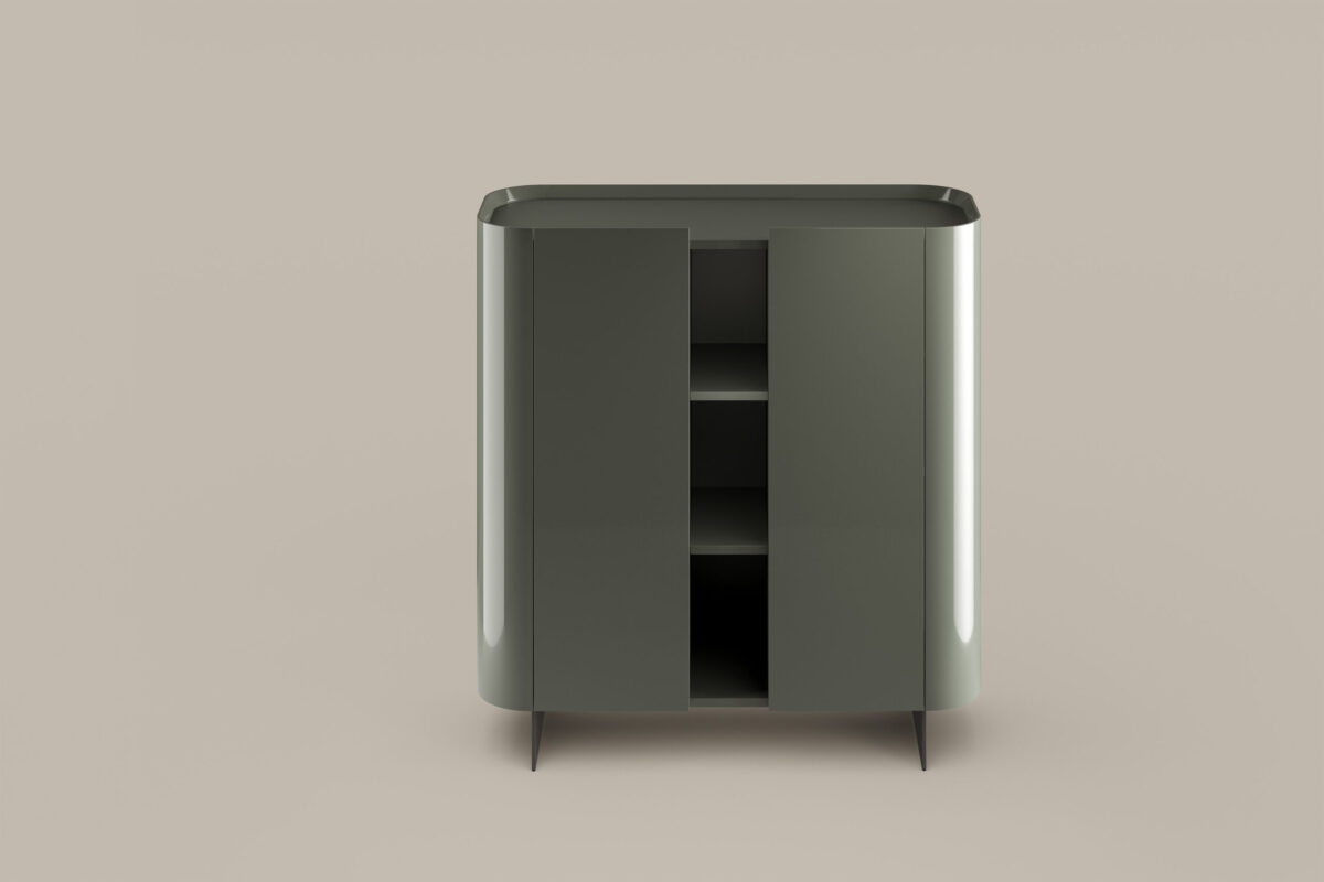 Luxury Arragans by Bonaldo sleek Italian accent table in Royal Oak MI living room