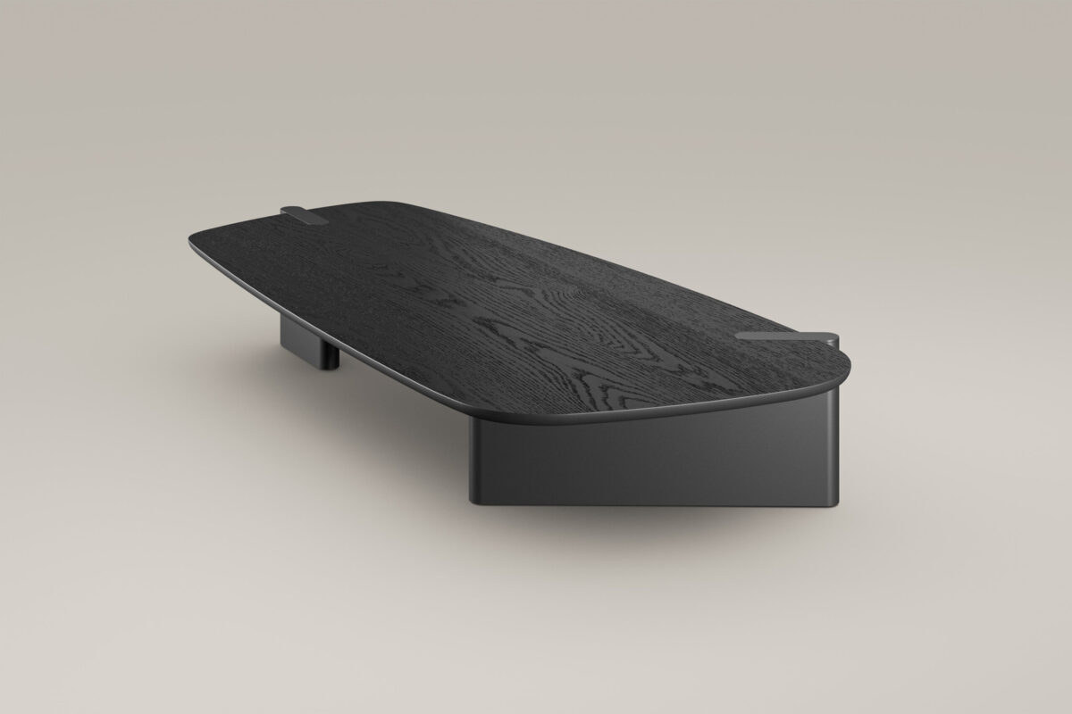 Luxury Flatiron Coffee Table by Bonaldo Italian modern coffee table in Troy Michigan design studio