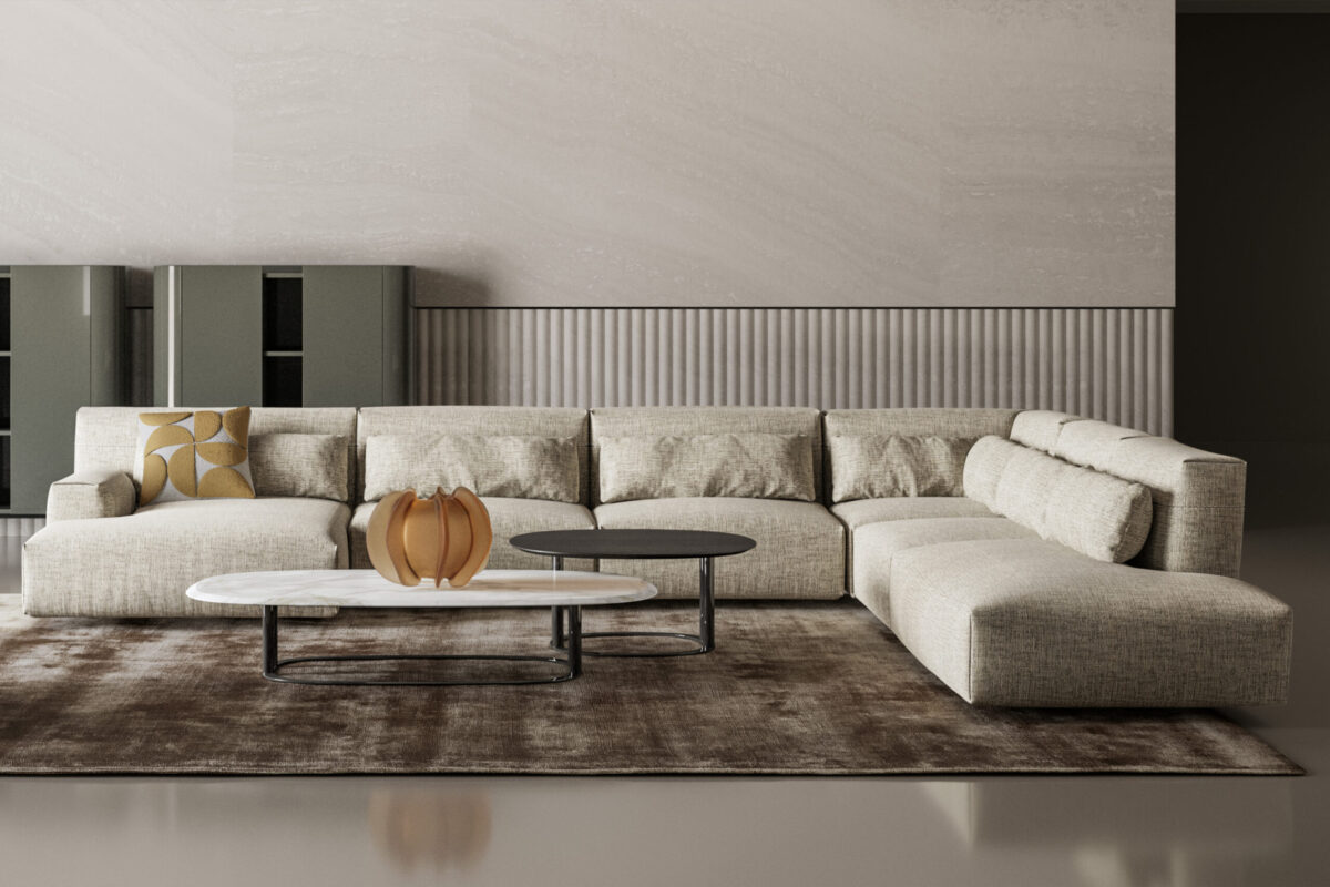 Contemporary Isabey by Bonaldo stylish Italian furniture at Birmingham Michigan interior
