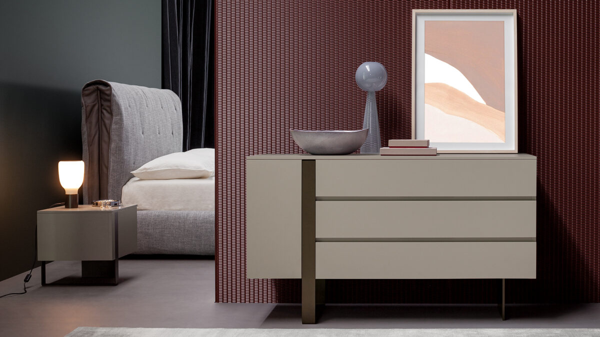 Modern luxury console table, Antibes by Bonaldo, Royal Oak, Michigan.