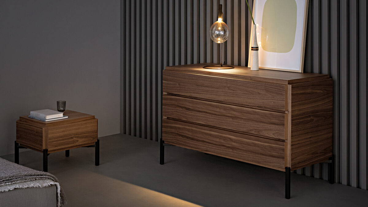 Italian crafted Groove table, Bonaldo, Birmingham, Michigan.