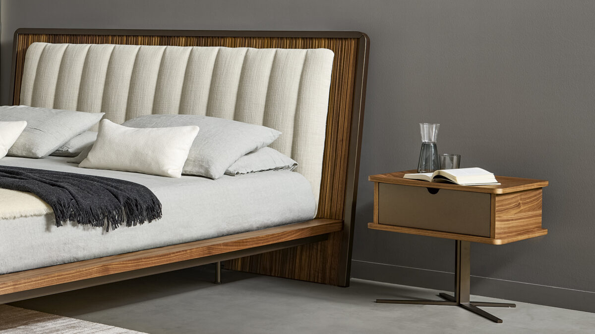 High-end bedroom furniture, Nelson bedside table by Bonaldo, Troy, Michigan.