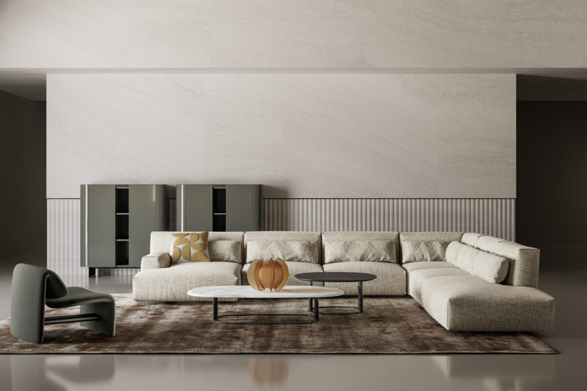 Contemporary Belloalto by Bonaldo stylish Italian furniture at Birmingham Michigan interior