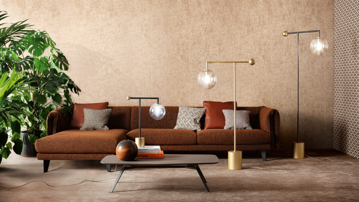 "Bardot chair in velvet fabric with plush cushioning and refined stitching details."