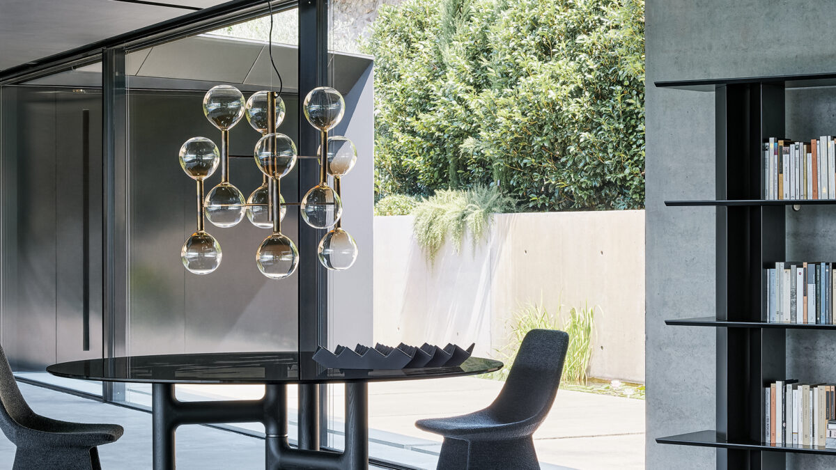 "Front view of the Sophie chair showcasing its soft fabric finish and gentle curves."