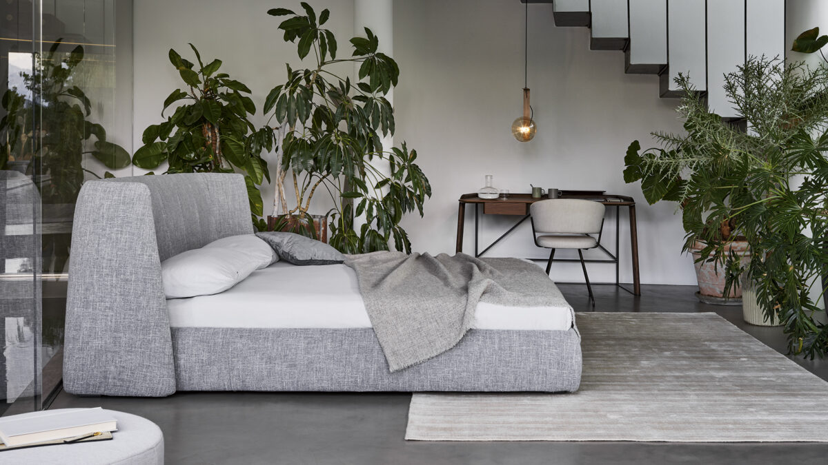 Modern luxury bed, Basket by Bonaldo, Royal Oak, Michigan.