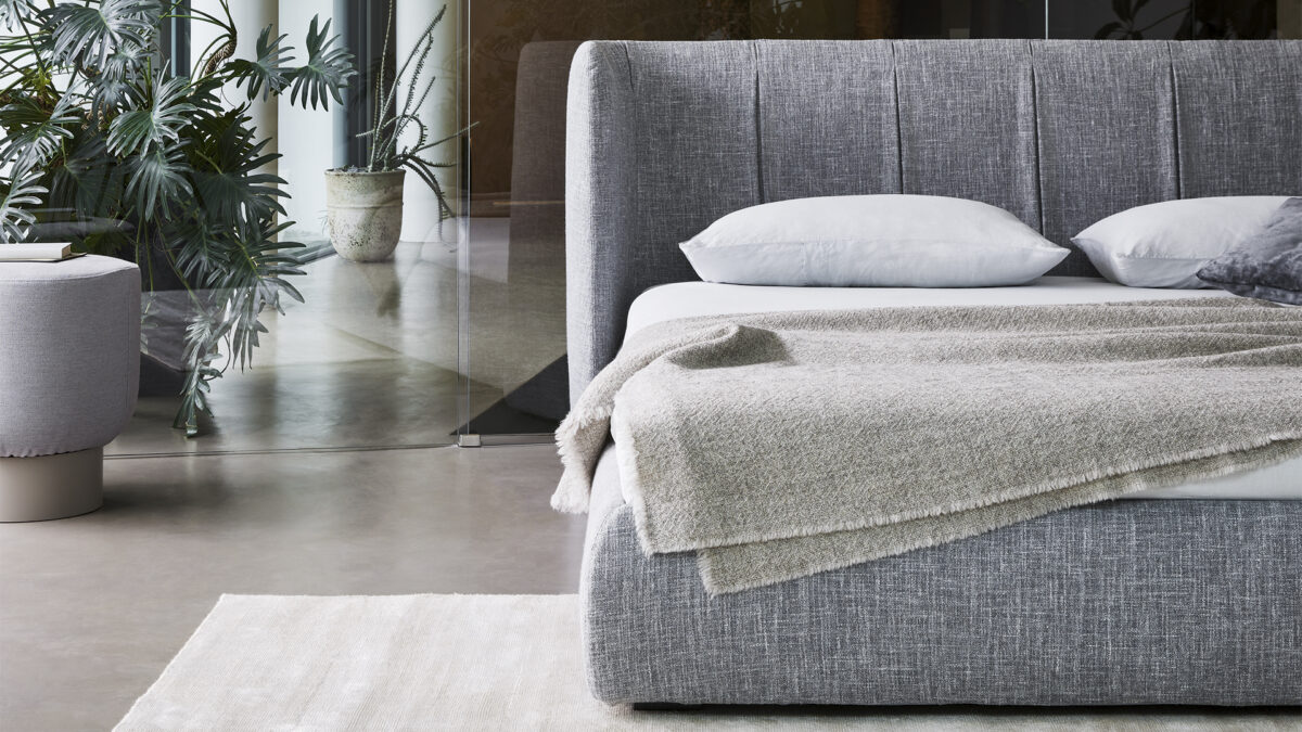 Modern luxury bed, Basket by Bonaldo, Royal Oak, Michigan.