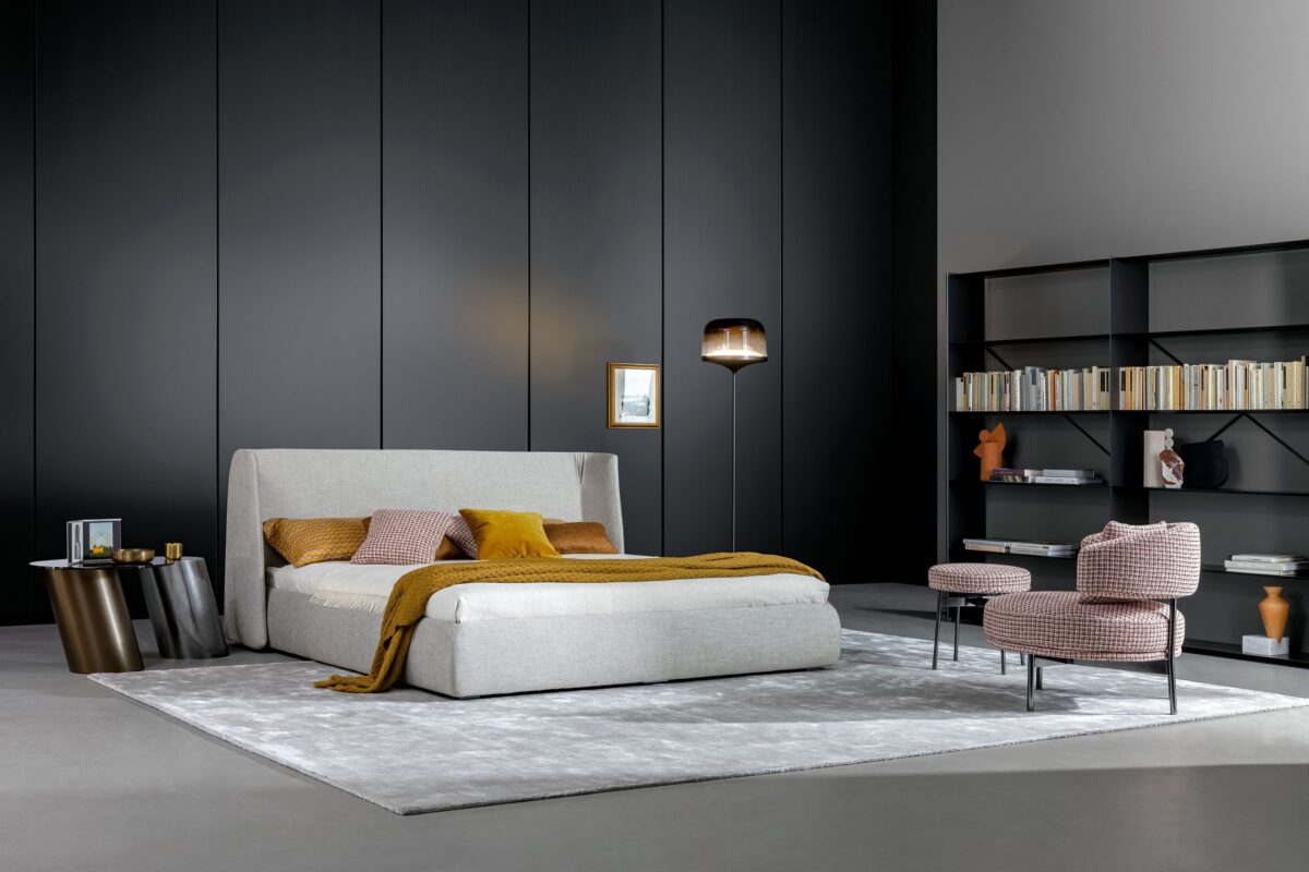 Modern luxury bed, Basket by Bonaldo, Royal Oak, Michigan.