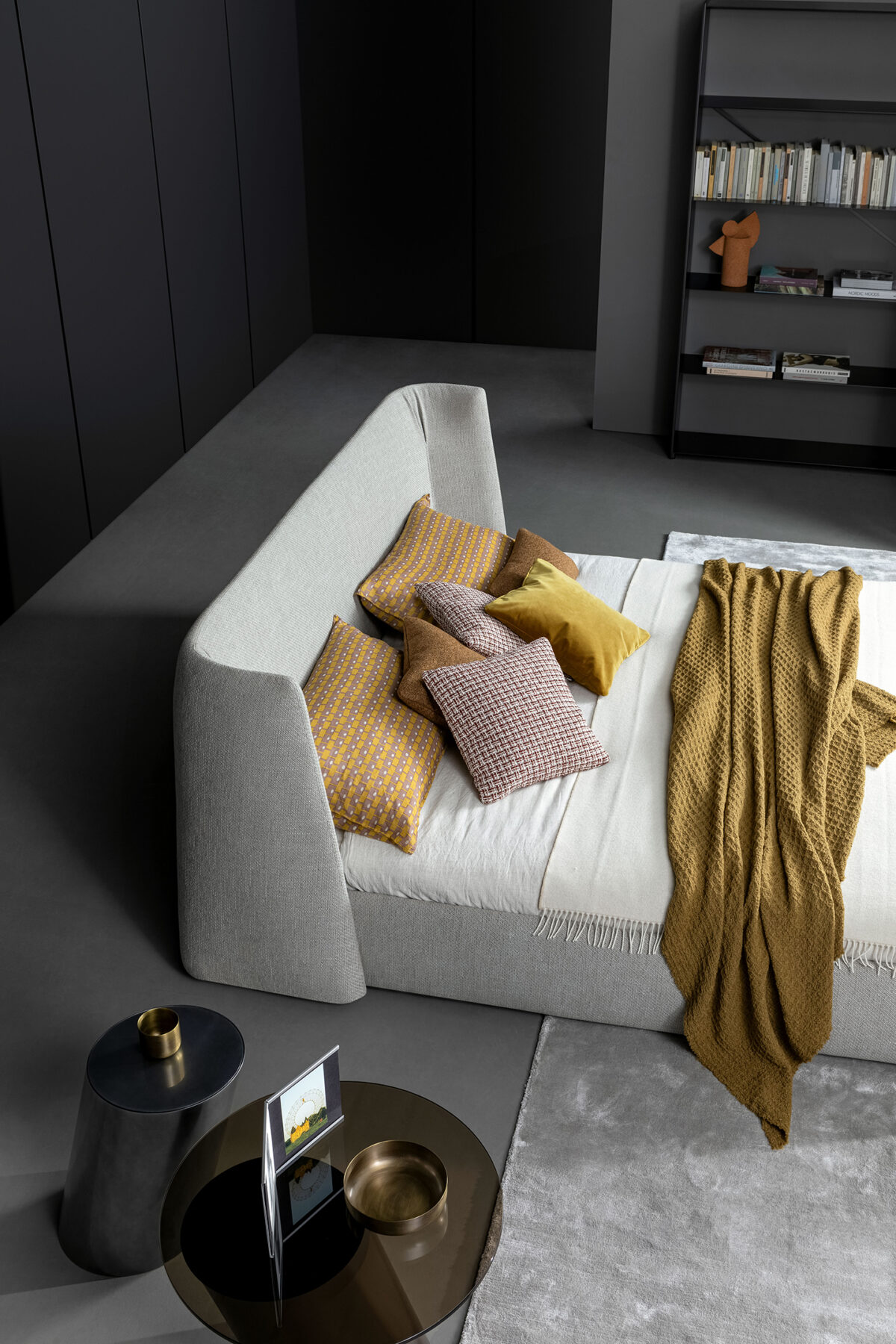 Modern luxury bed, Basket by Bonaldo, Royal Oak, Michigan.