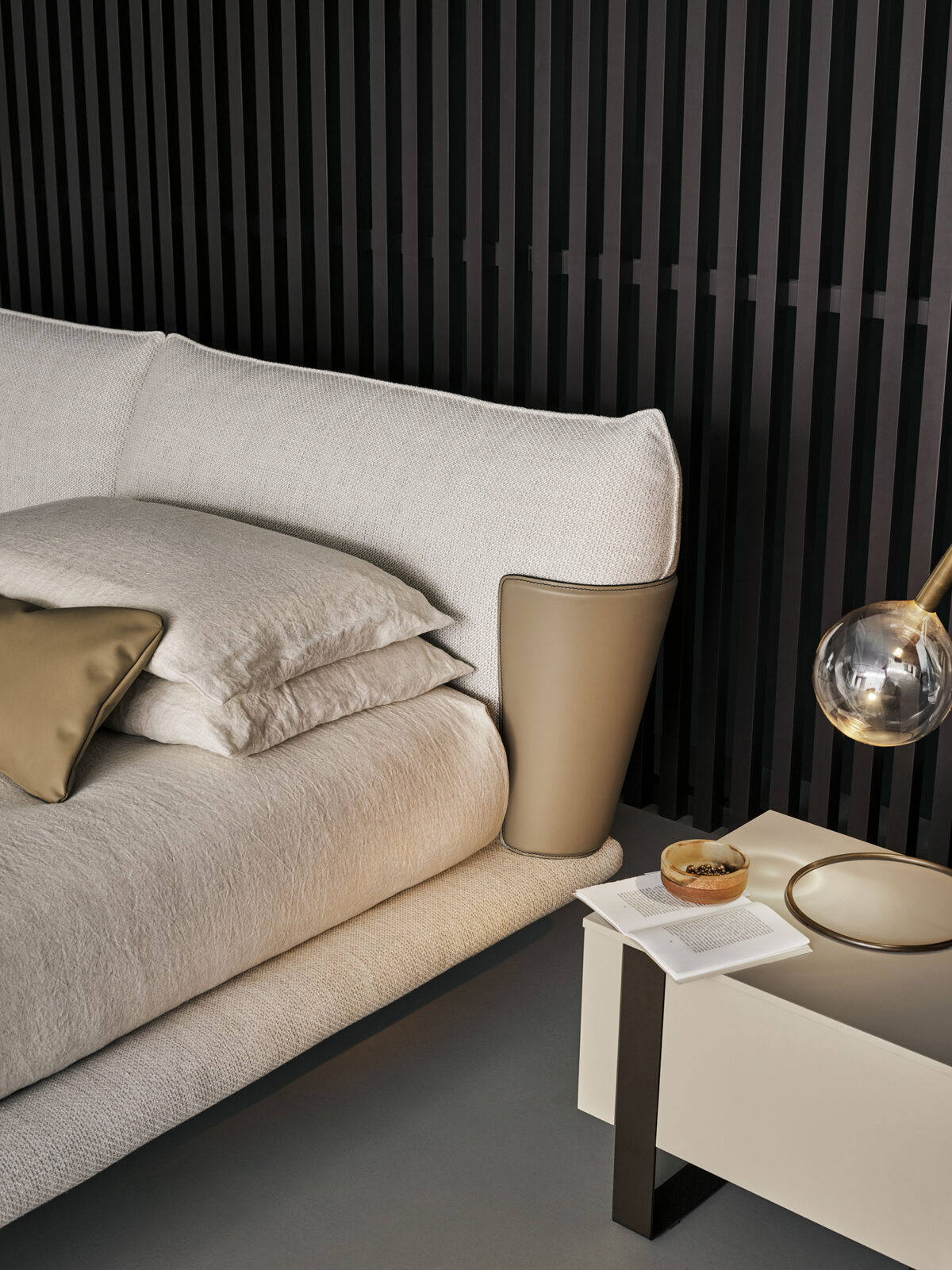 Italian crafted Blend bed, Bonaldo, Birmingham, Michigan.