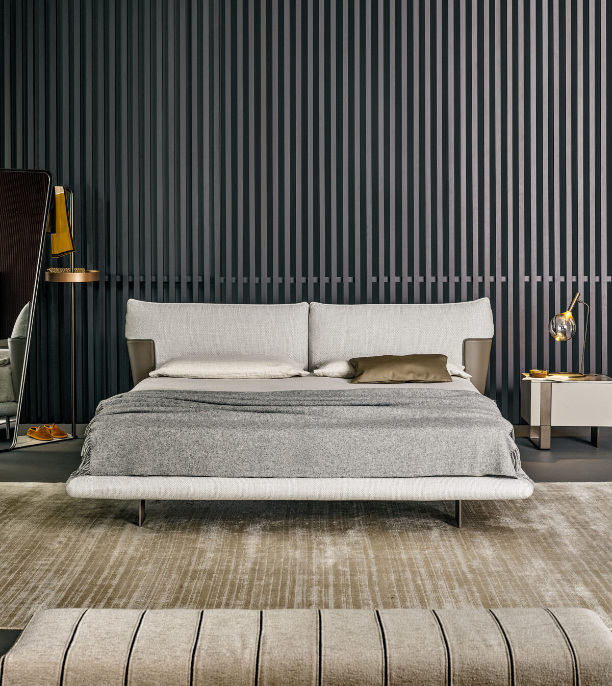 Italian crafted Blend bed, Bonaldo, Birmingham, Michigan.