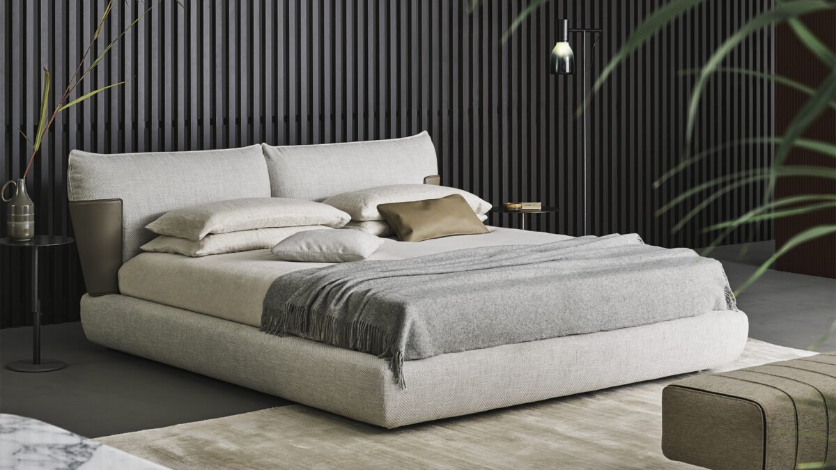 Italian crafted Blend bed, Bonaldo, Birmingham, Michigan.