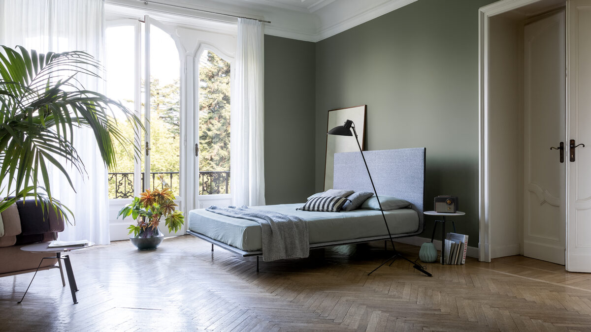 Minimalist bed design, Thin by Bonaldo, Royal Oak, Michigan.