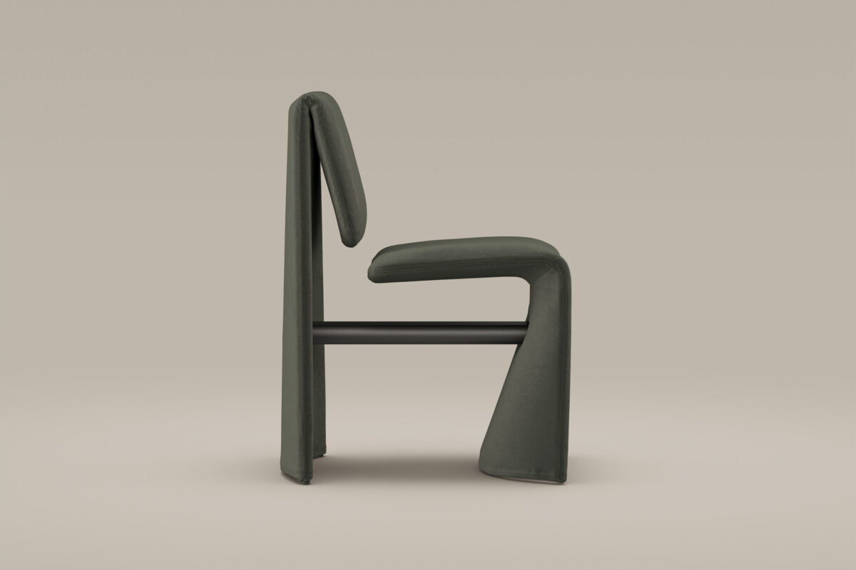 Modern Avant-Garde Flesh Table by Bonaldo Italian craftsmanship in Troy MI living area
