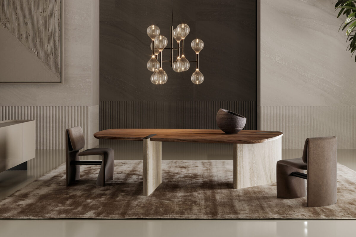 Modern Flatiron Table by Bonaldo Italian design dining table in Troy MI design studio