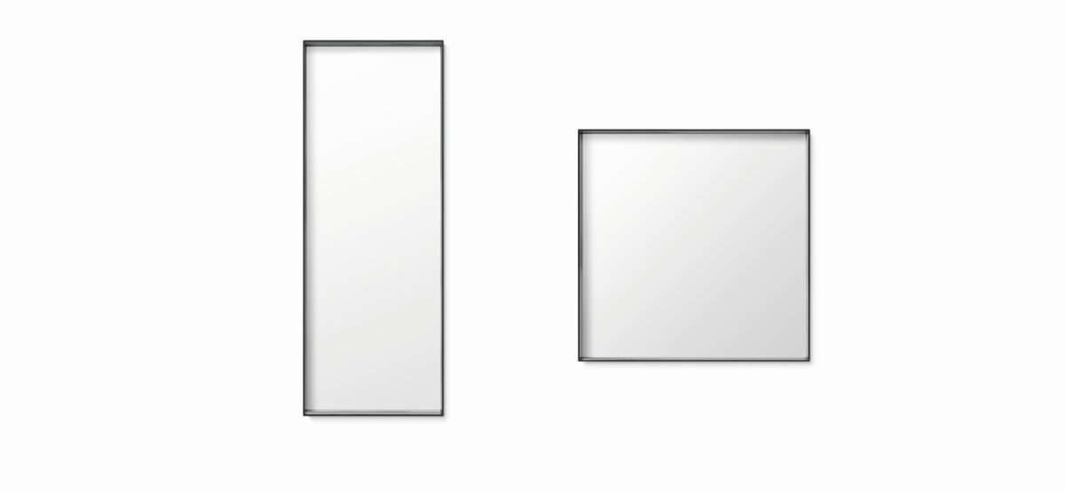 “Ditre Italia Boxy – contemporary designer mirror featuring minimalist geometric shape and refined finish”