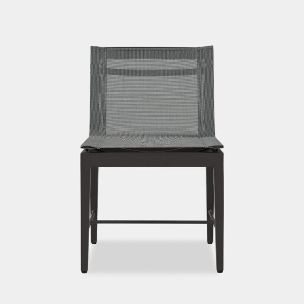 “Byron Aluminum Dining Chair by Harbour – modern outdoor dining chair with minimalist frame”
