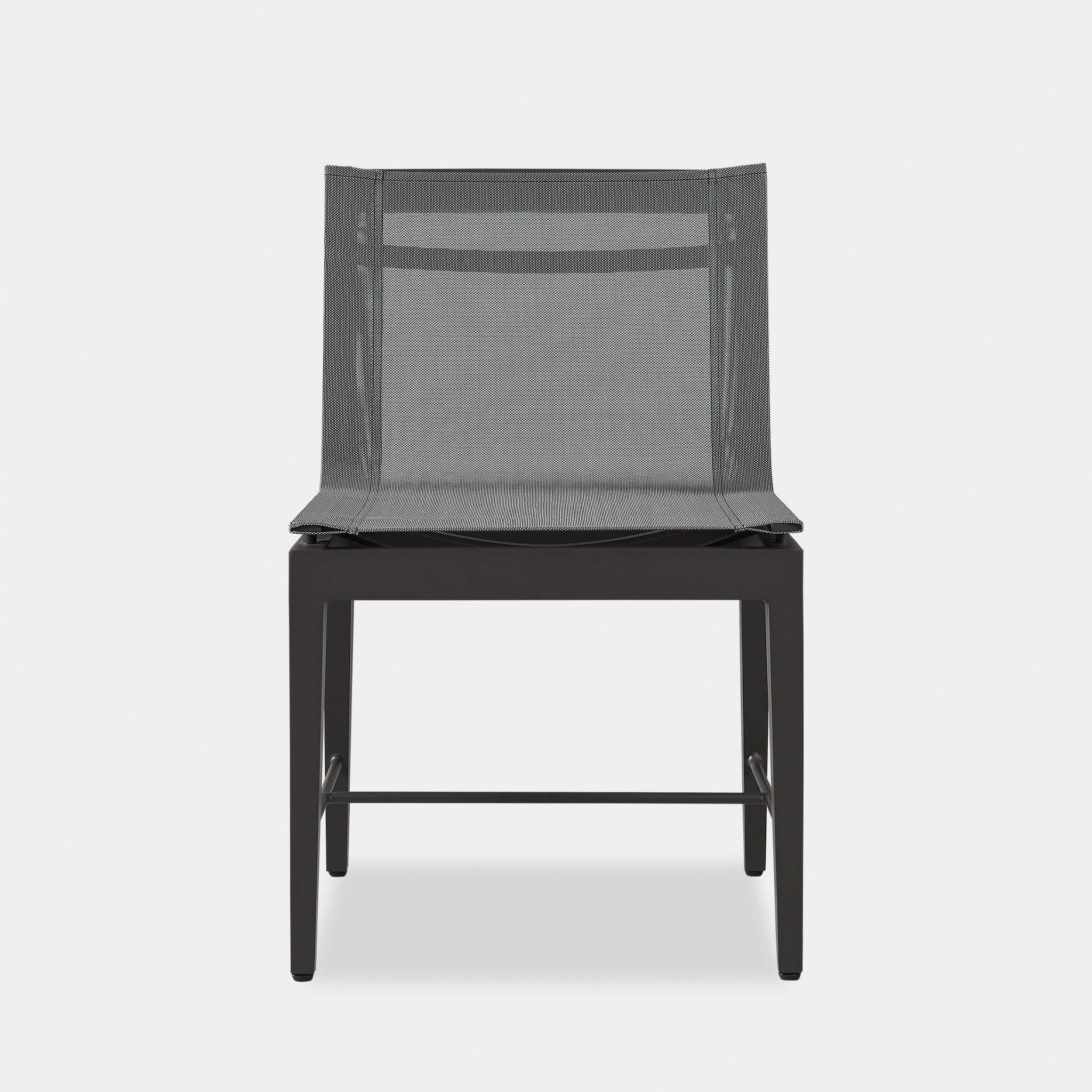 “Byron Aluminum Dining Chair by Harbour – modern outdoor dining chair with minimalist frame”