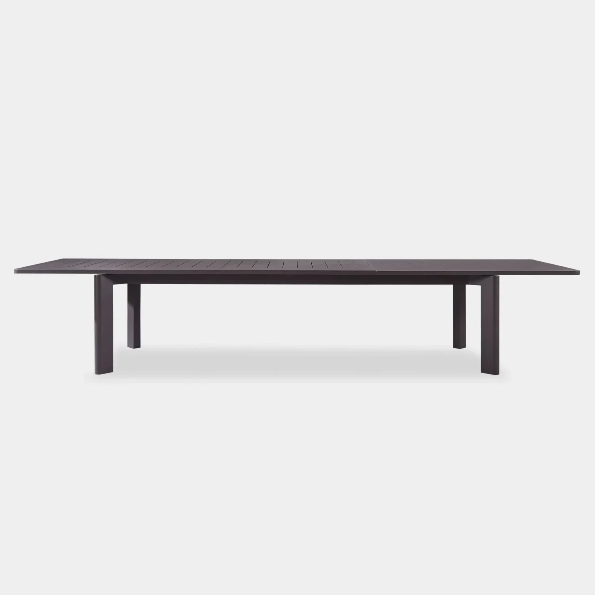 “Modern patio setup with Byron aluminum table – ideal for entertaining guests outdoors”