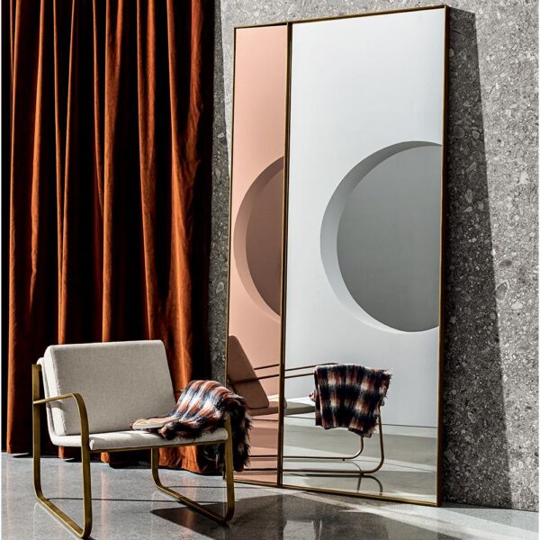 “Campos collection by Sovet – artistic Italian mirror with distinctive architectural lines”