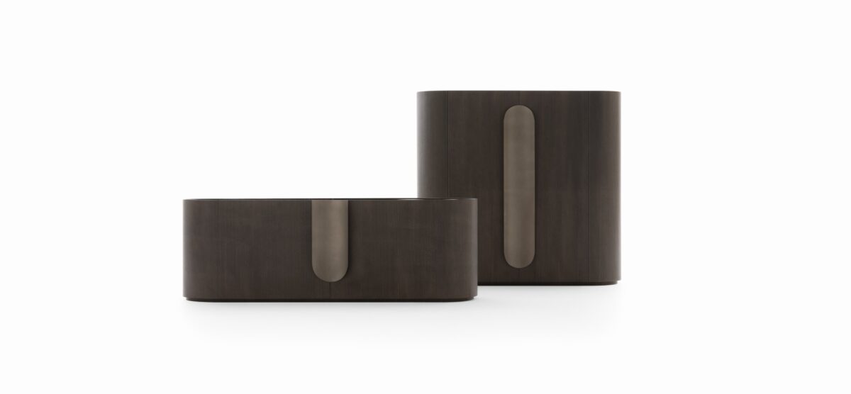 “Circus by Ditre Italia – elegant Italian sideboard with minimalist structure and soft, sculptural detailing”