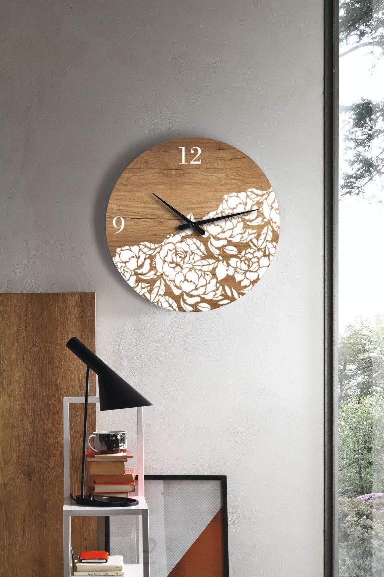 “Wall clock by Tomasella – modern Italian decorative clock with minimalist design and contemporary appeal”