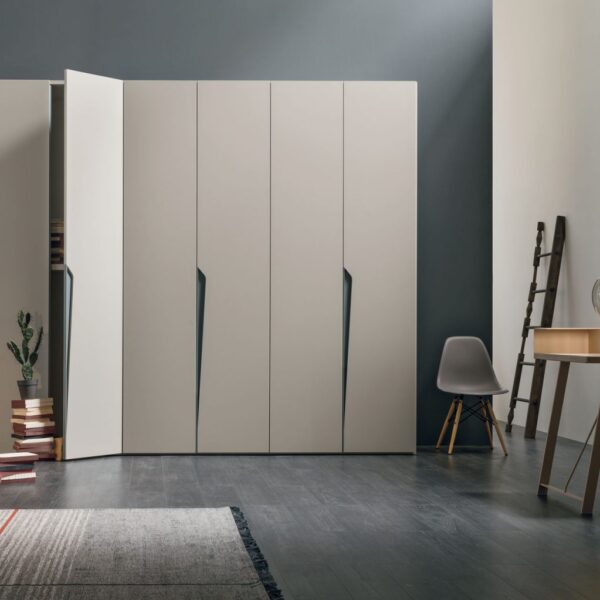 “Composition 02B children’s room by Tomasella – modern Italian kids’ bedroom with space-saving bunk bed and desk”