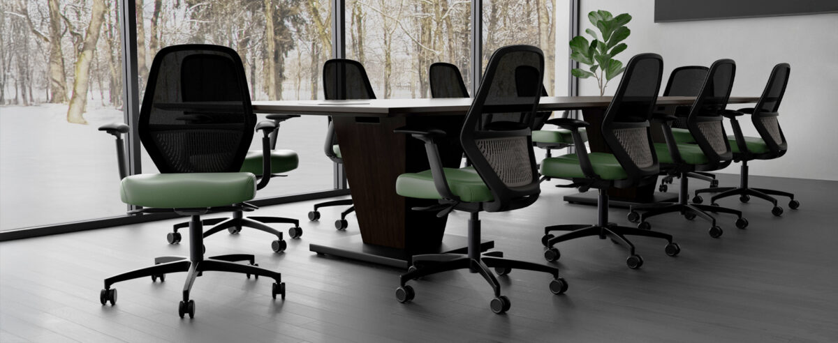Viaseating Rise chair, high-end office furniture, Birmingham, Michigan.