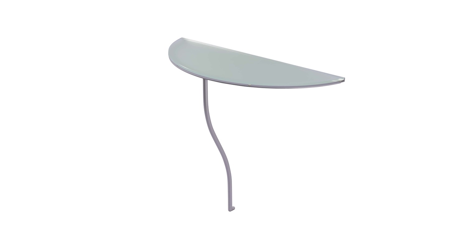 "Statement piece with playful balance and modern aesthetics – One Legged Table by Cappellini."