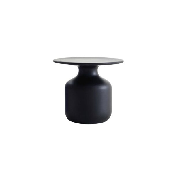 "Design-forward small table blending whimsy and function – Mini Bottle by Cappellini."