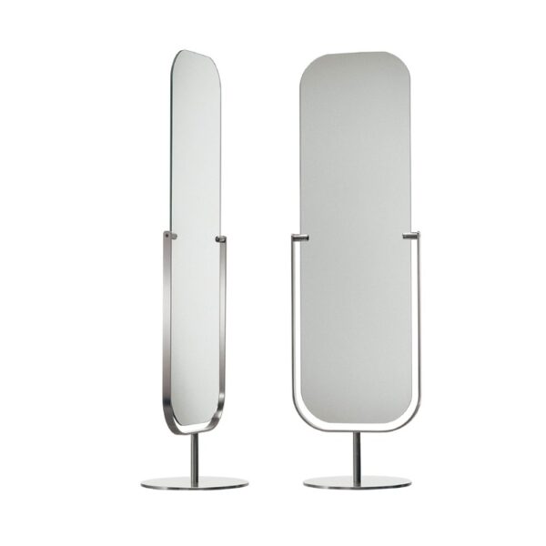 "Designer wall mirror with simple geometry and refined finish – Mirror by Cappellini."