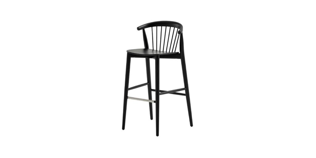 “Stacked Newood stools in Shanghai‑blue ash, illustrating their elegant stackable design and slender profile.”