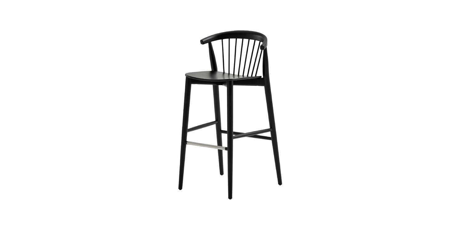 “Stacked Newood stools in Shanghai‑blue ash, illustrating their elegant stackable design and slender profile.”