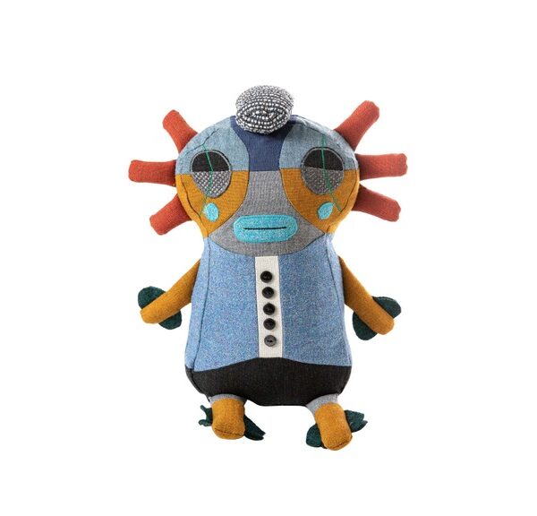 Modern AXO rag doll sculpture by Elena Salmistraro for Cappellini, high-end Italian design for Royal Oak, Michigan.