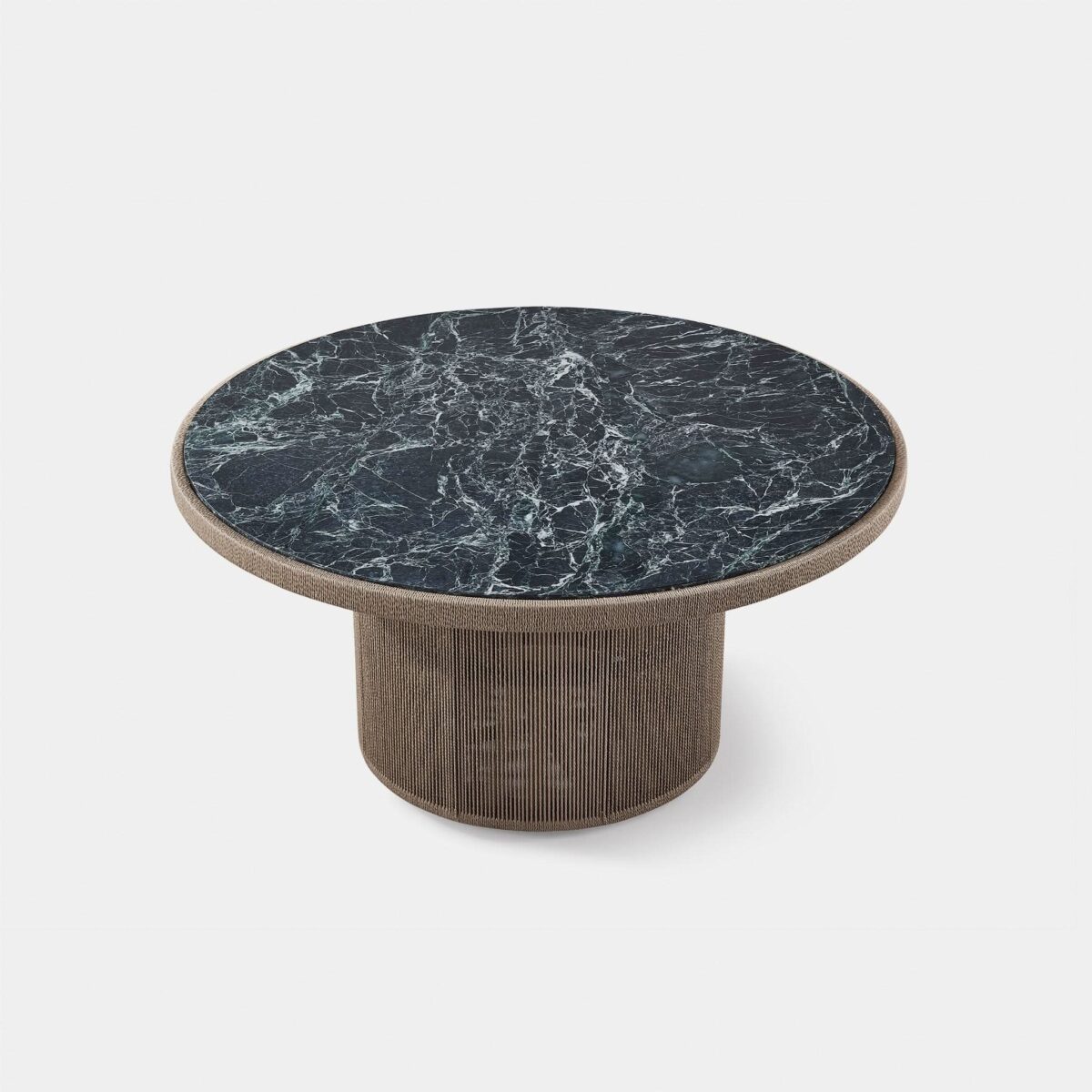 “Harbour Formentera dining table – 60” round modern outdoor furniture in premium teak wood”