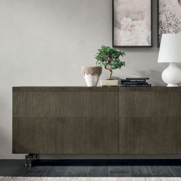 “Frame sideboard by Tomasella – modern Italian storage unit with recessed framing details and minimalist geometric design”