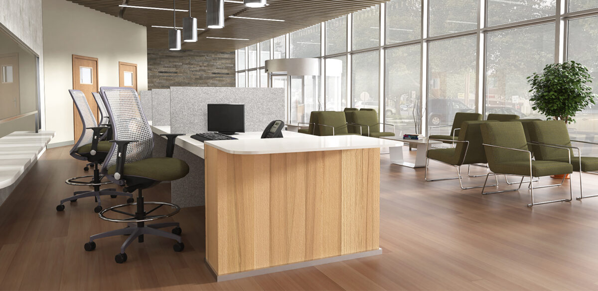 Professional office chair, Viaseating Genie Flex 24/7, Birmingham, Michigan.