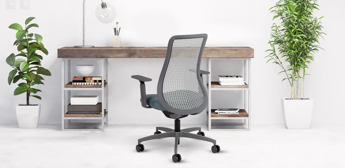 Professional office chair, Viaseating Genie Flex 24/7, Birmingham, Michigan.
