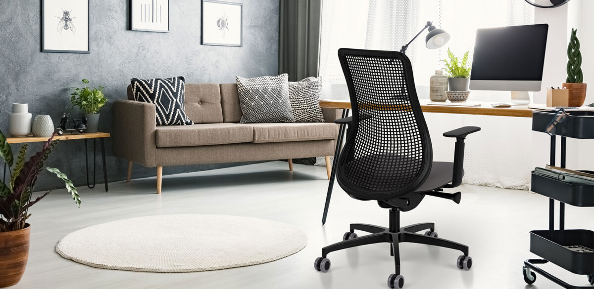 Professional office chair, Viaseating Genie Flex 24/7, Birmingham, Michigan.