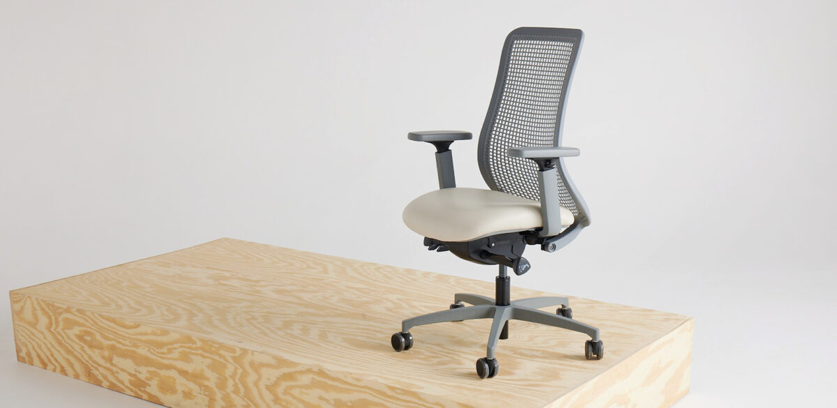 Professional office chair, Viaseating Genie Flex 24/7, Birmingham, Michigan.