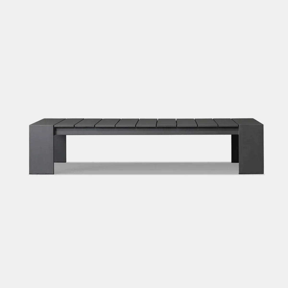 “Durable aluminum coffee table by Harbour – Hayman series with coastal-modern aesthetics”