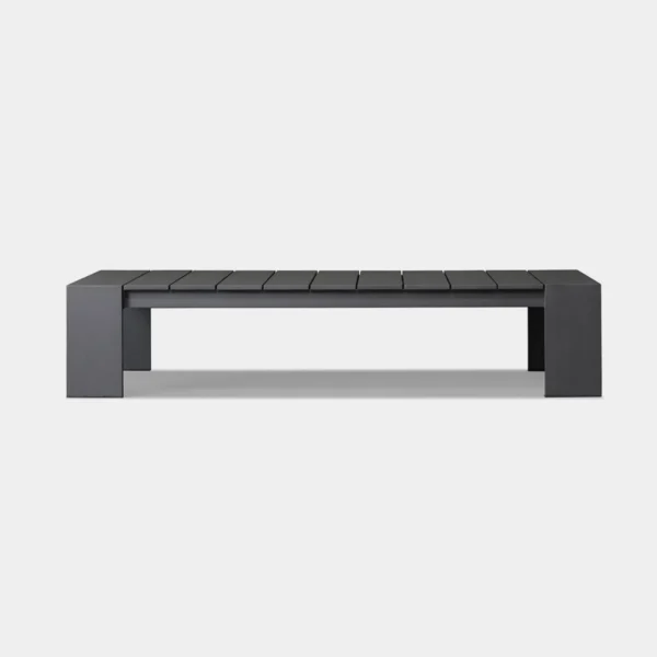 “Durable aluminum coffee table by Harbour – Hayman series with coastal-modern aesthetics”