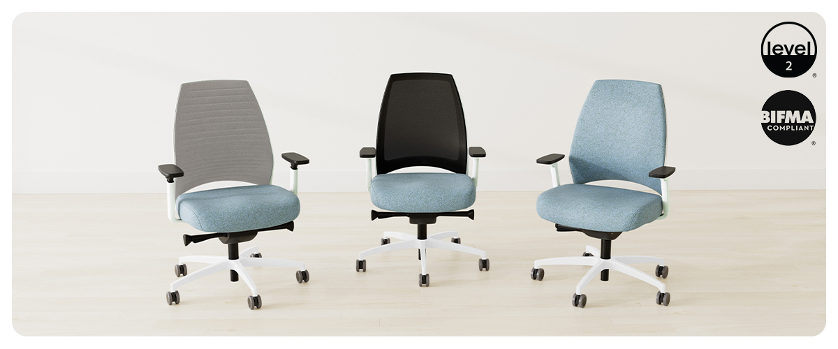 Premium 4u chair by Viaseating in Royal Oak MI contemporary office