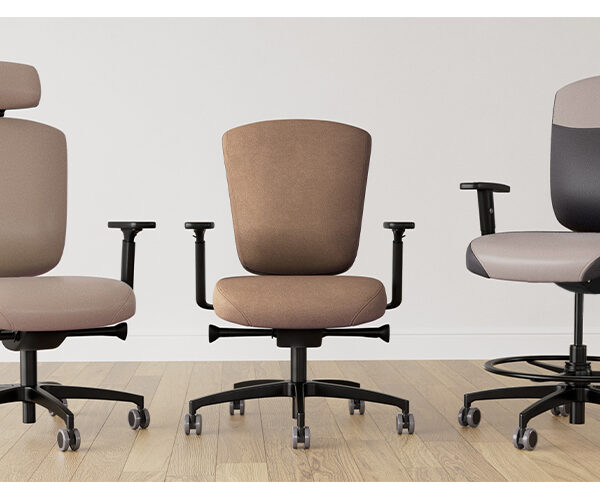“Brisbane HD 24/7 chair by Via Seating with heavy-duty ergonomic design at Royal Oak showroom”
