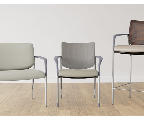 “Vista II chair by Via Seating with ergonomic mesh back at Royal Oak showroom”