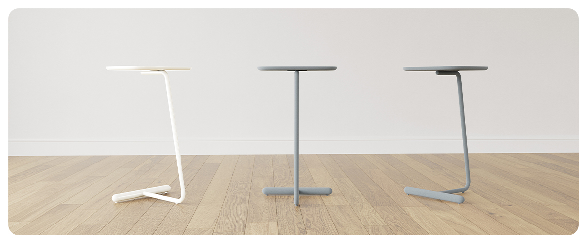 “Satellite chair by Via Seating with ergonomic curved back at Royal Oak showroom”