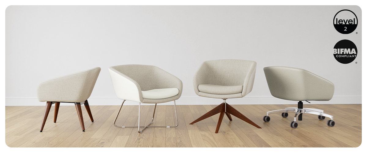 Edge chair by Viaseating in sophisticated modern office – Royal Oak, Michigan