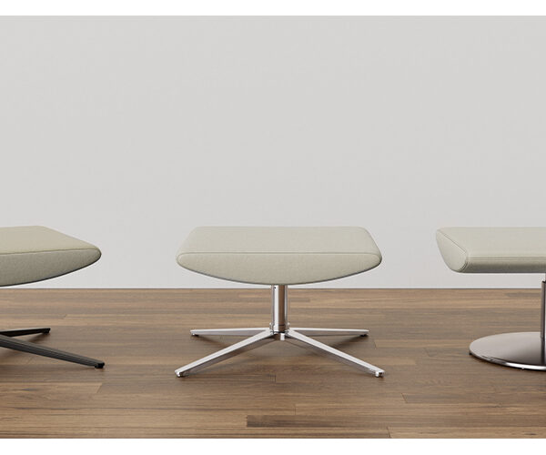 Chico ottoman by Viaseating in modern lounge – Royal Oak, Michigan